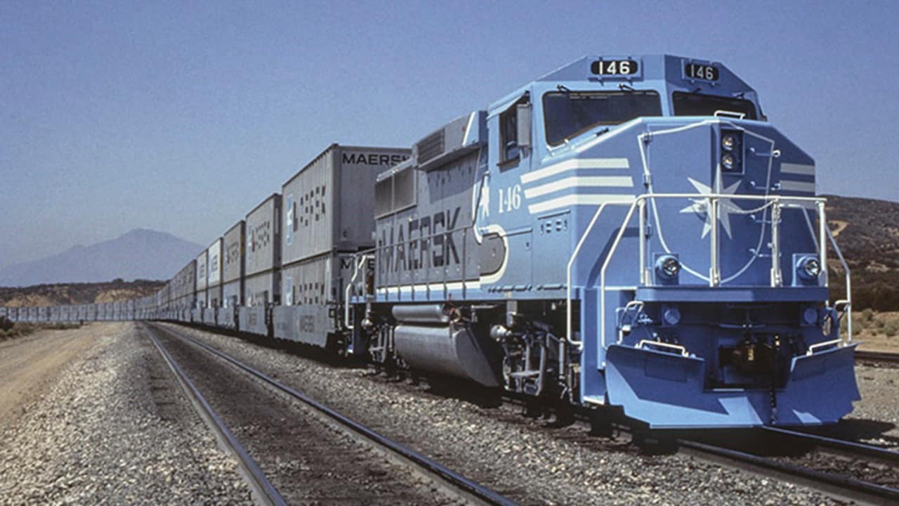 Maersk railway cargo