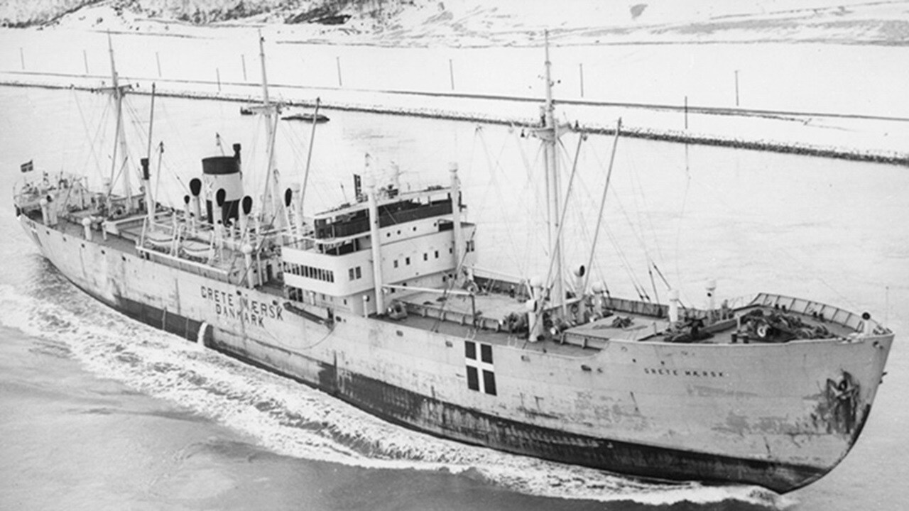 Maersk ship during second world war