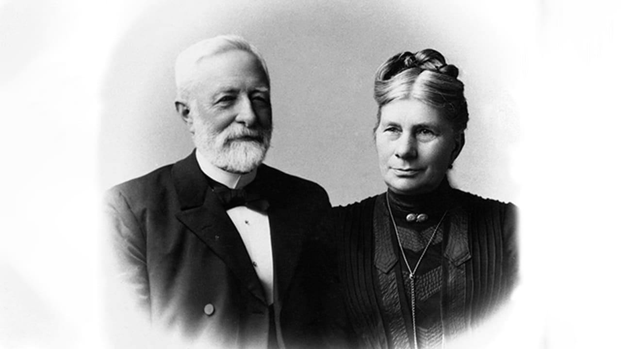 Anna and Peter Mærsk Møller on their golden wedding anniversary, 1914