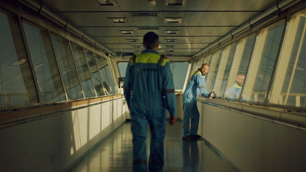 一个人正在走路