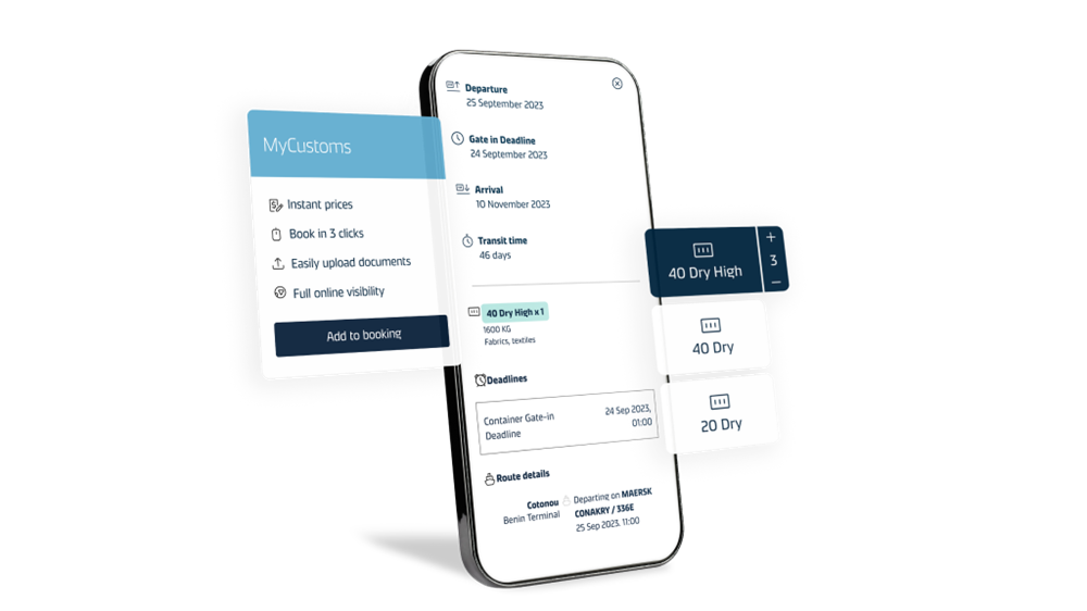 Manage and track your cargo on a mobile app