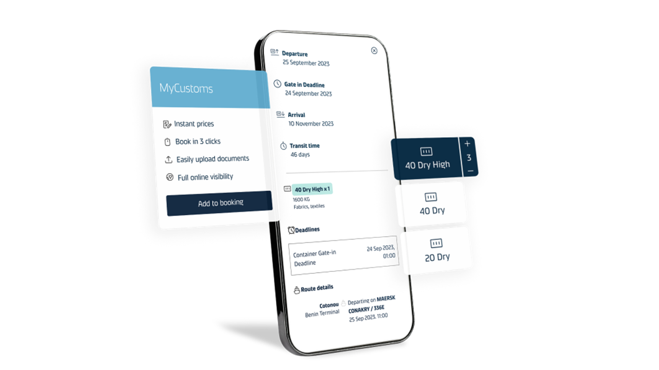 Manage and track your cargo on a mobile app