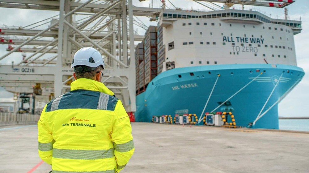 Ane Mærsk 抵达丹吉尔