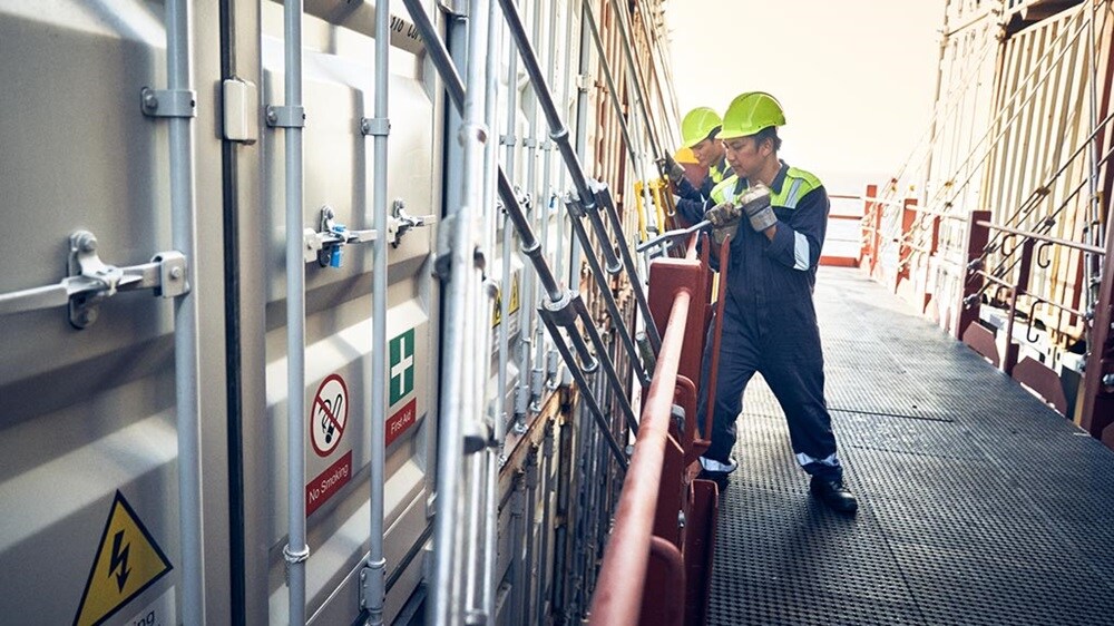 Laura Mærsk 从上海到新加坡的首航