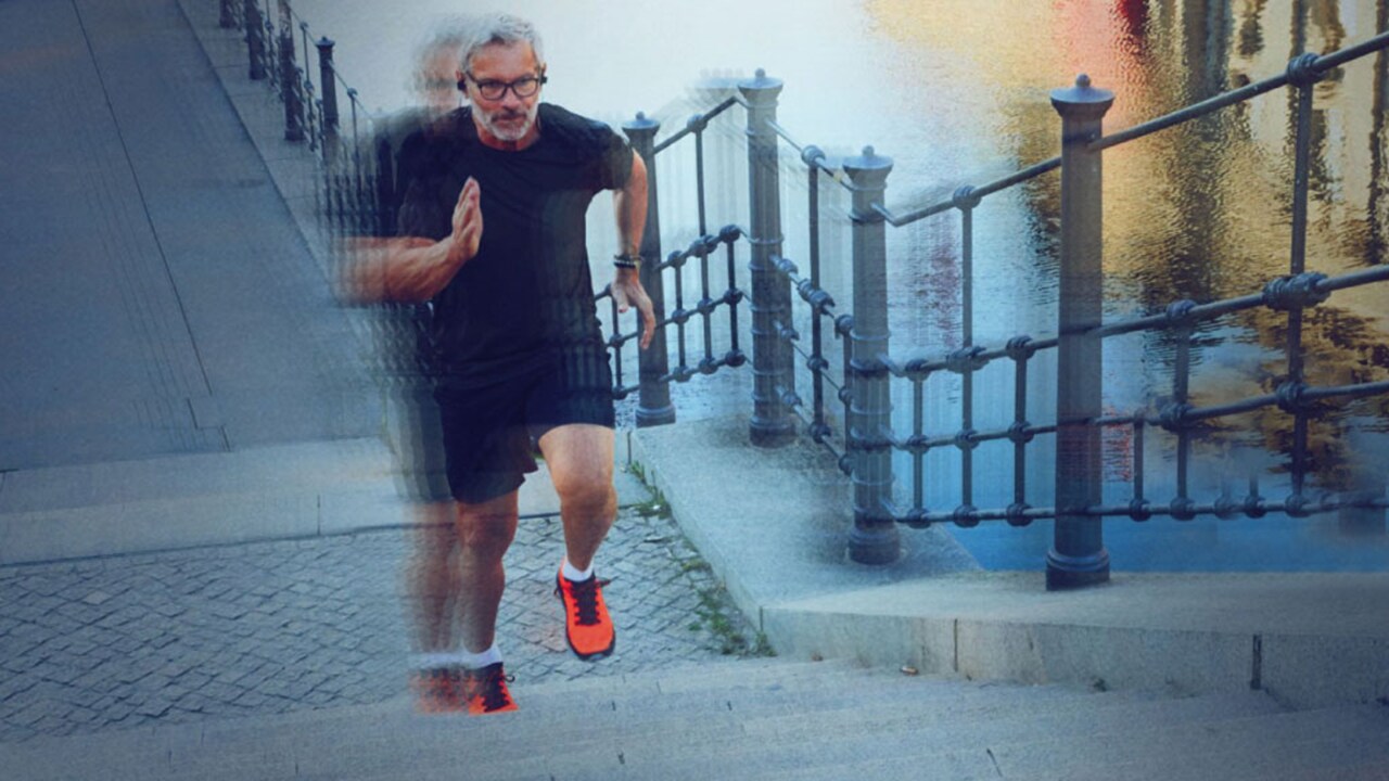 man running