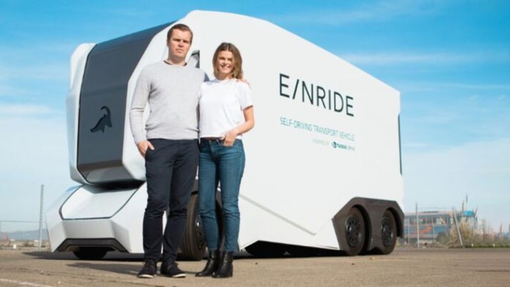 Einride, Stockholm based start-up transport company, specializing in electric and self-driving vehicles known as Einride pods. 