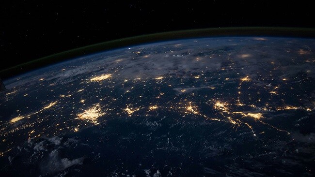Nasa picture of Globe