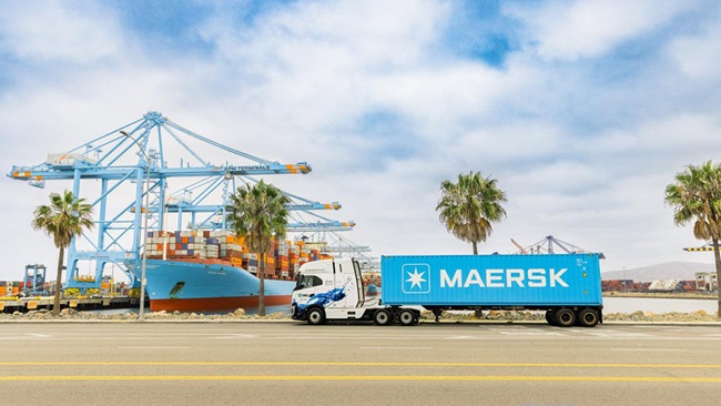 Terminal operations and inland transportation at Pier 400 in Los Angeles
