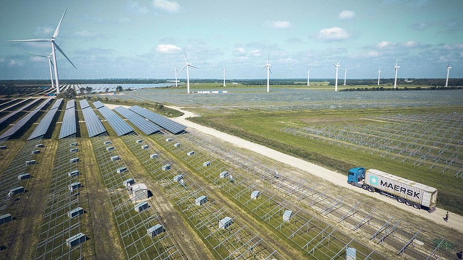 Solar panel park