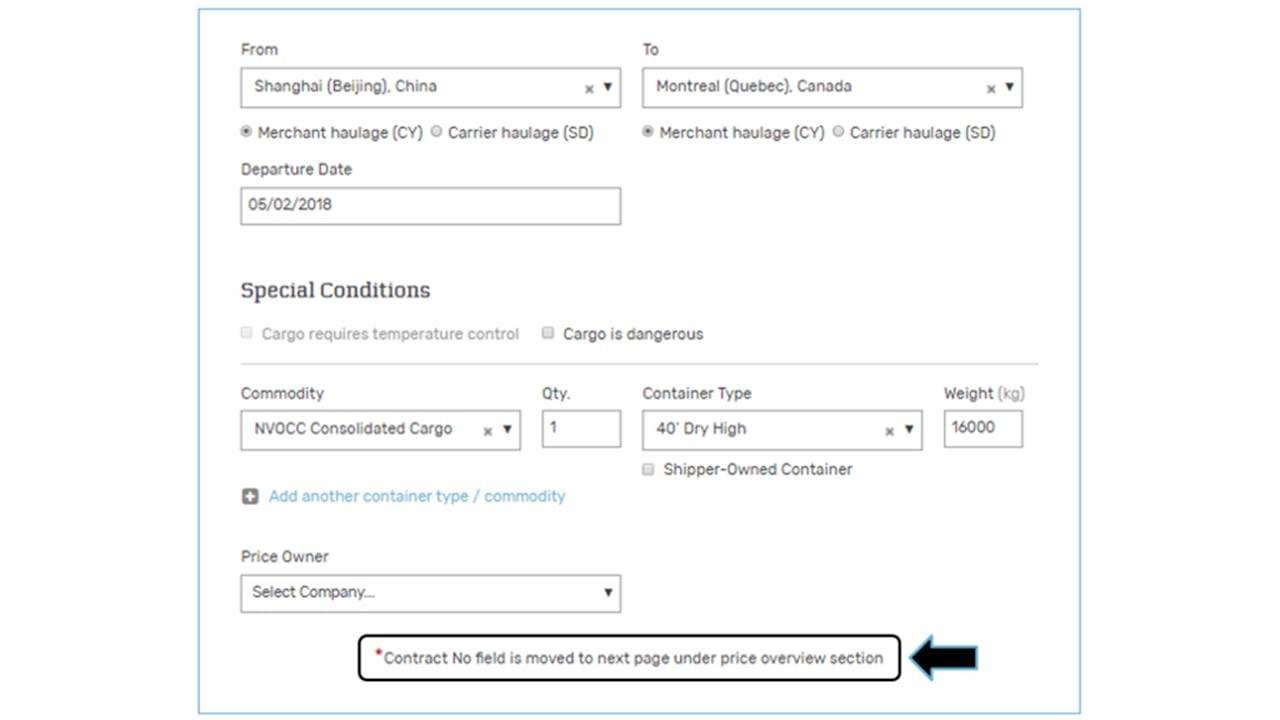 Named Account Customer (NAC) and Service contract Number