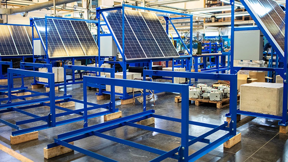 Interior of a industrial warehouse