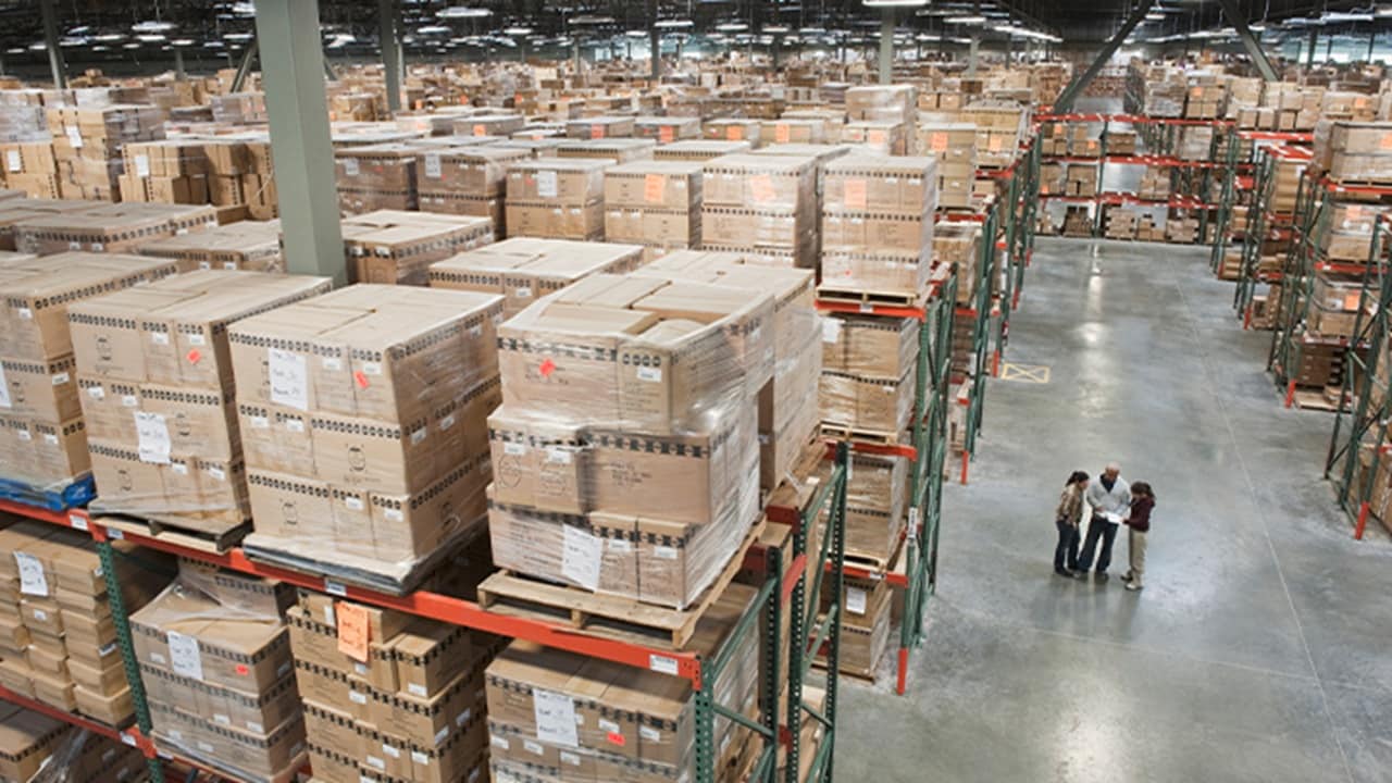 cargo in warehouse