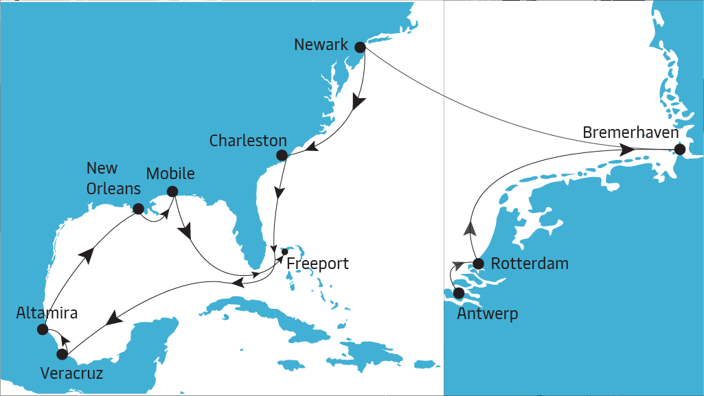 TA3 Westbound Map