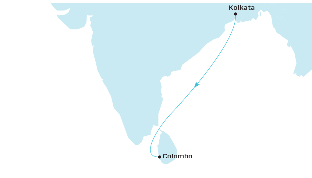 Colombo kolkata feeder