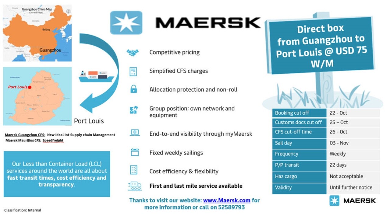 Guangzhou - LCL Promotional Rate - Week 43