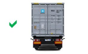 Container back view