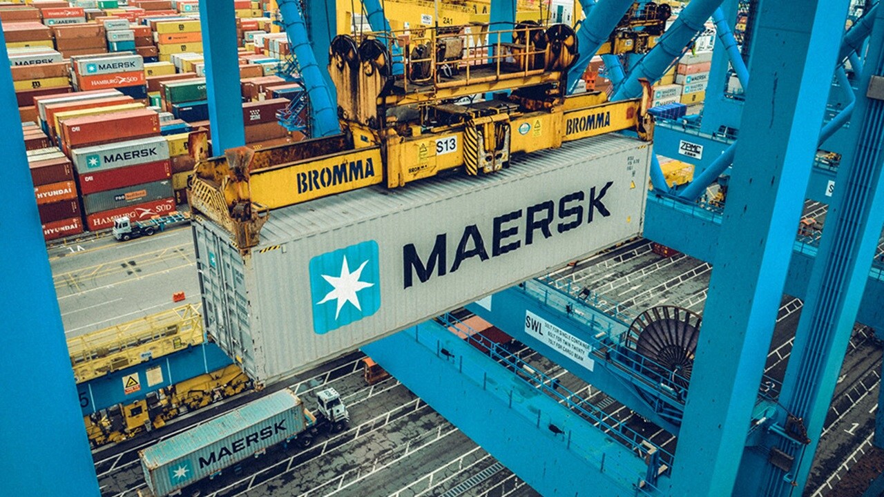 Maersk busan Harbor