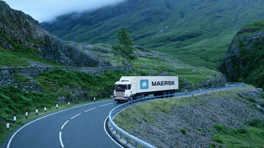 Avocados moving in Maersk truck