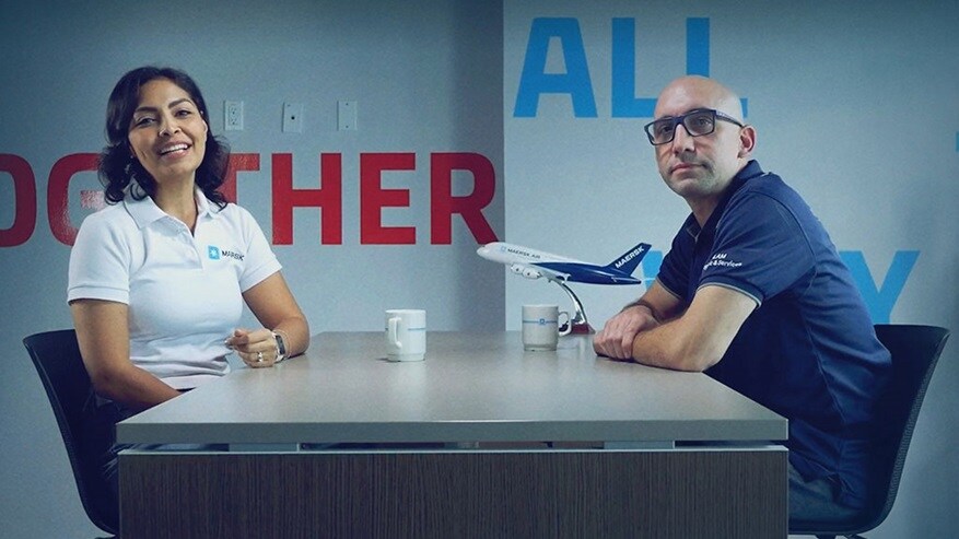 Marina Arana and Eric Dominguez