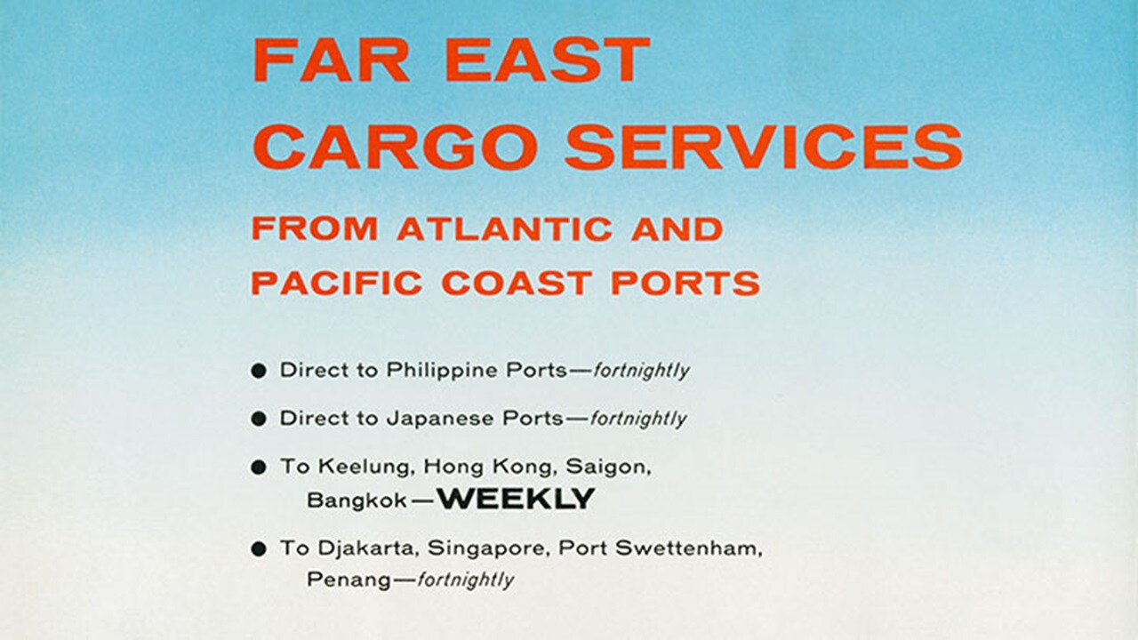 Maersk Line Asia services 1955