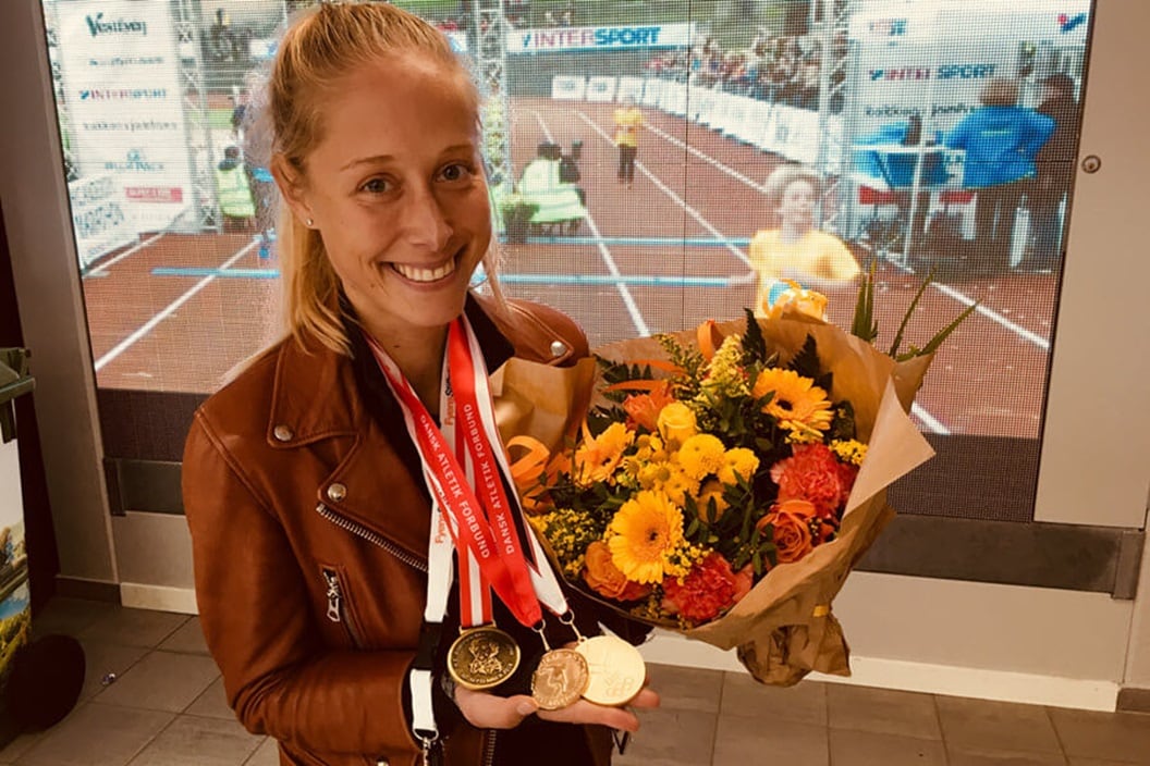 Sandra wins the Danish national marathon