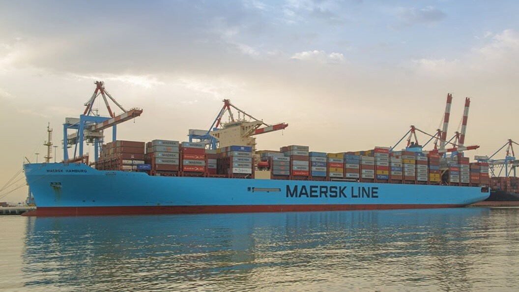 Maersk Hamburg Maiden call to the Port of Haifa, Israel.
