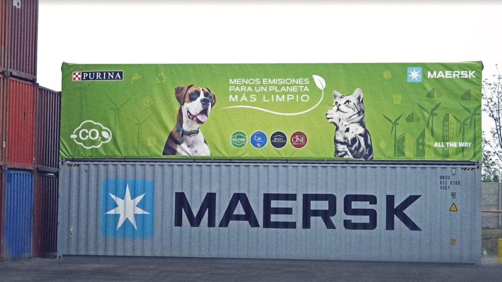 Nestle Purina and Maersk united for a more sustainable world