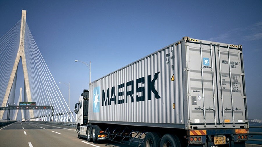 Maersk truck inland destinations