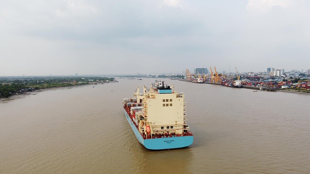 Port in Yangon