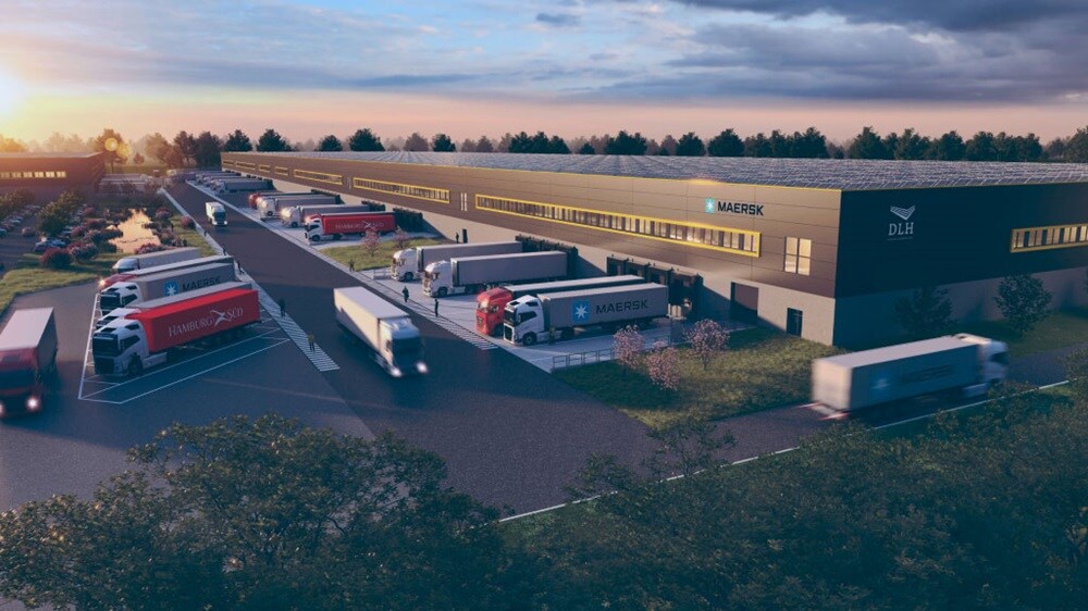 Modal of Maersk warehouse