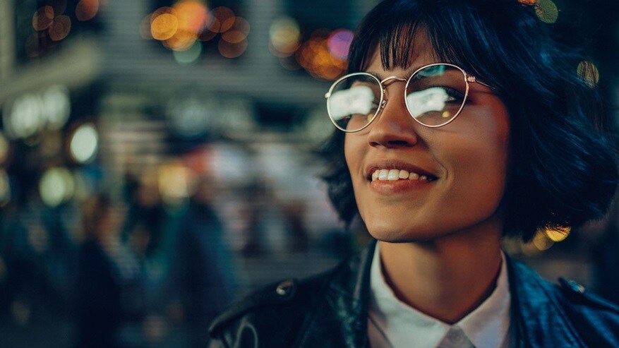 A smiling girl