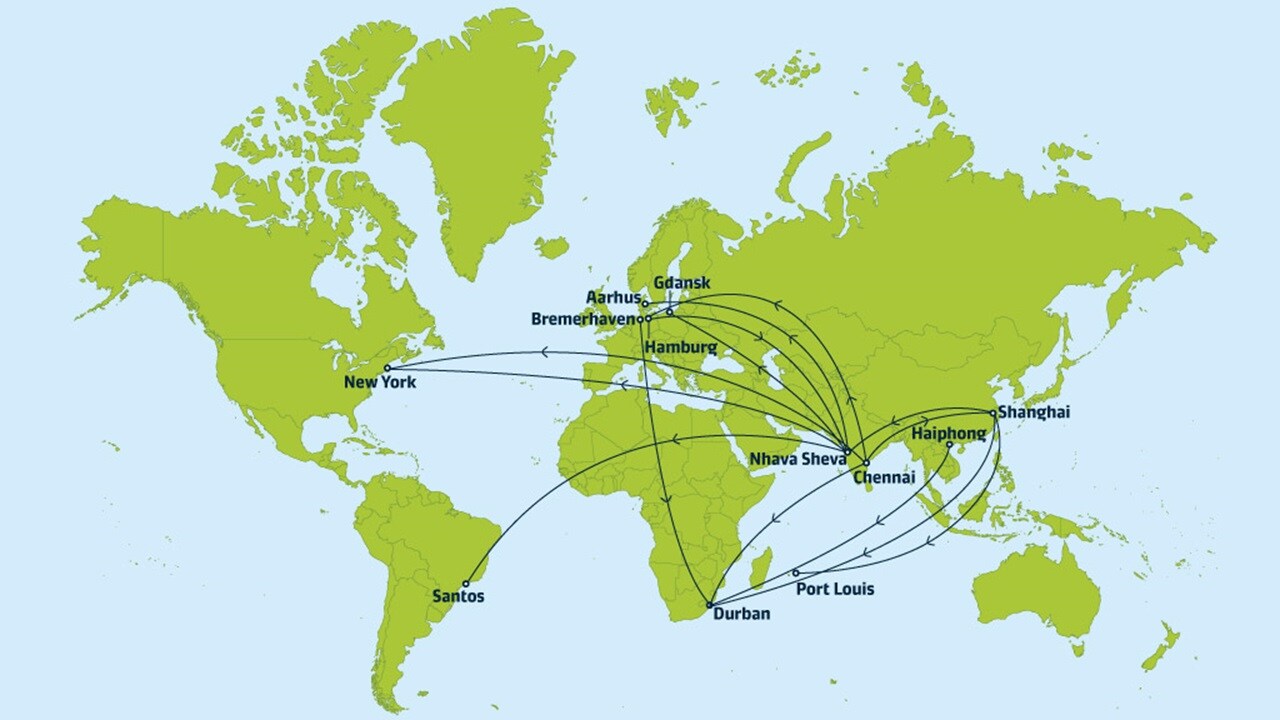 LCL network for India and South Africa