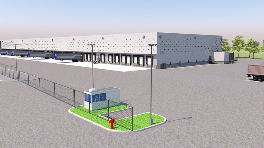 Pacific Transload Express facility in Vancouver Canada