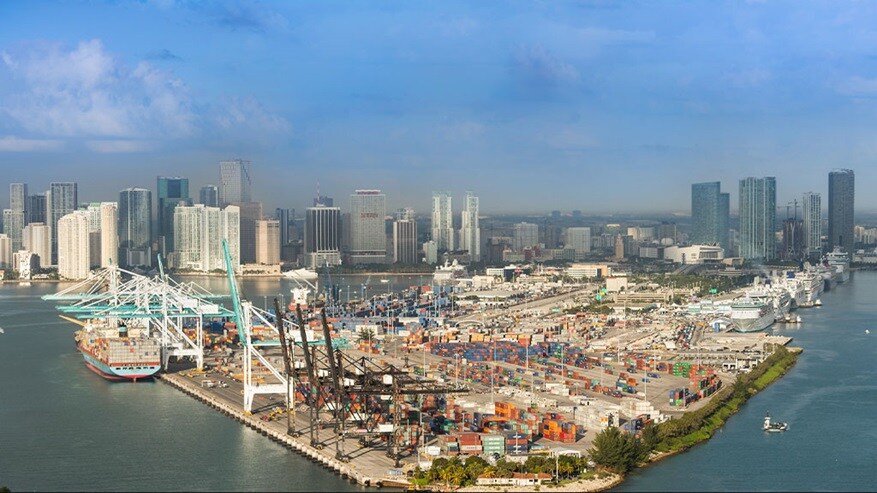 South Florida container terminal