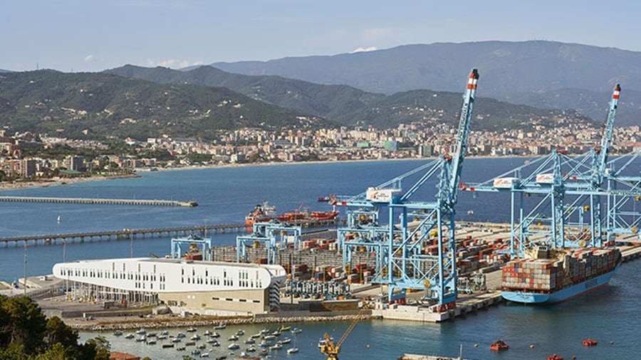 Ships in port
