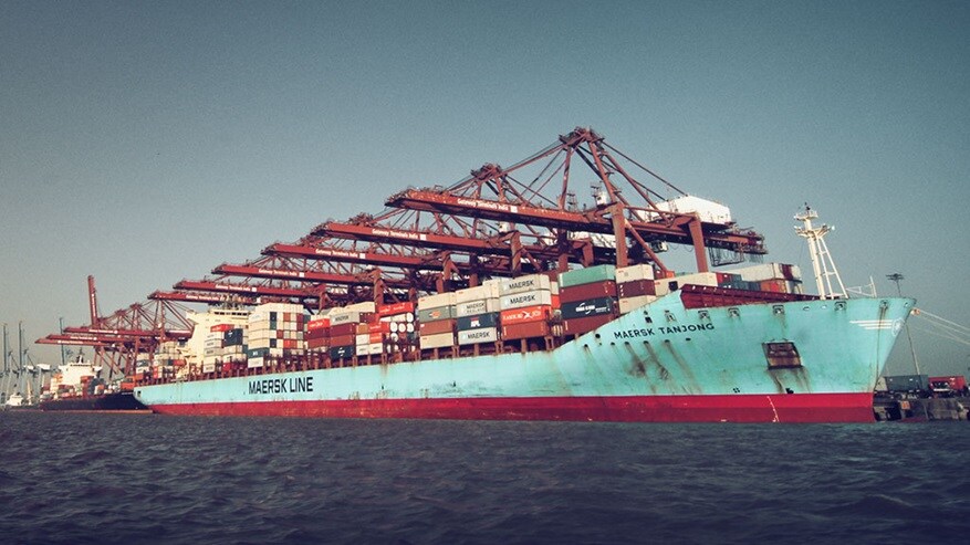Maerskline ship at IMEA