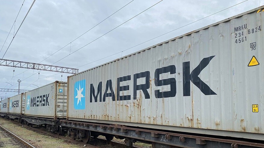 picture of maersk rail transport