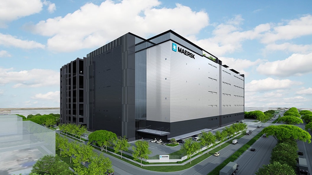 Maersk fully automated global and regional distribution centre in Singapore
