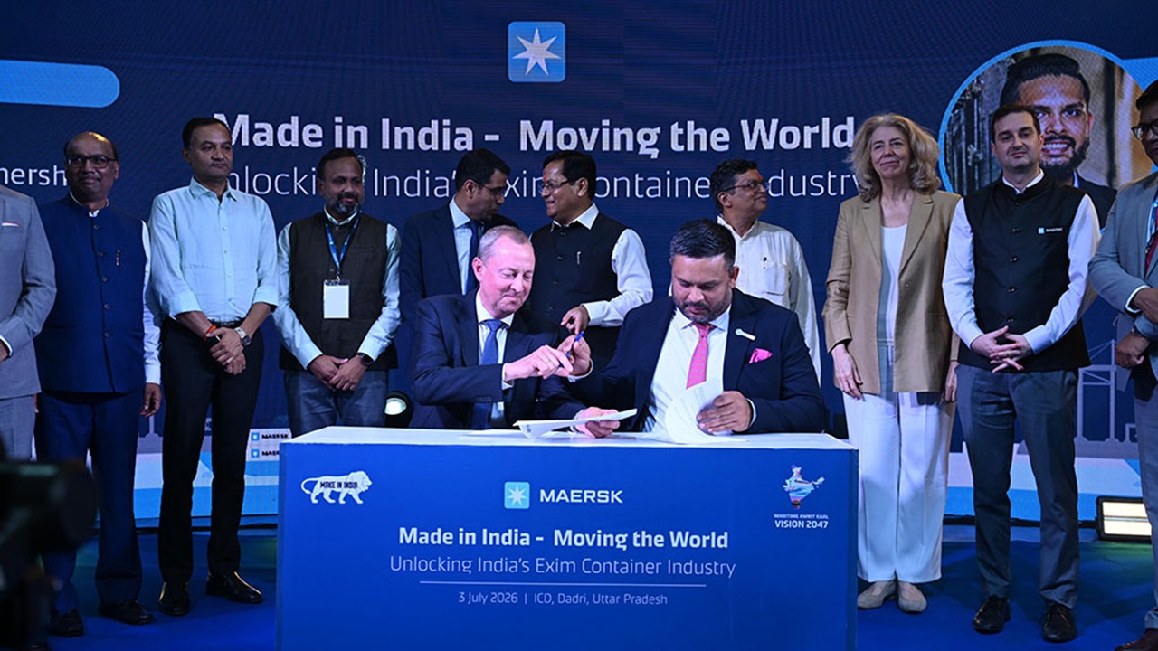 Maersk’s first Indian manufactured shipping container Event