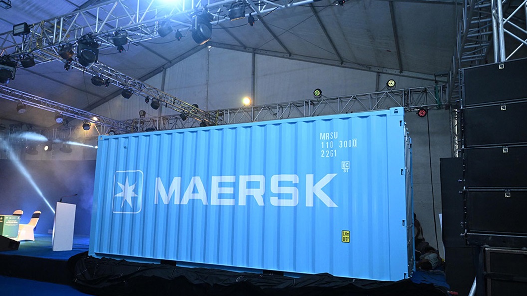 Maersk’s first Indian manufactured shipping container