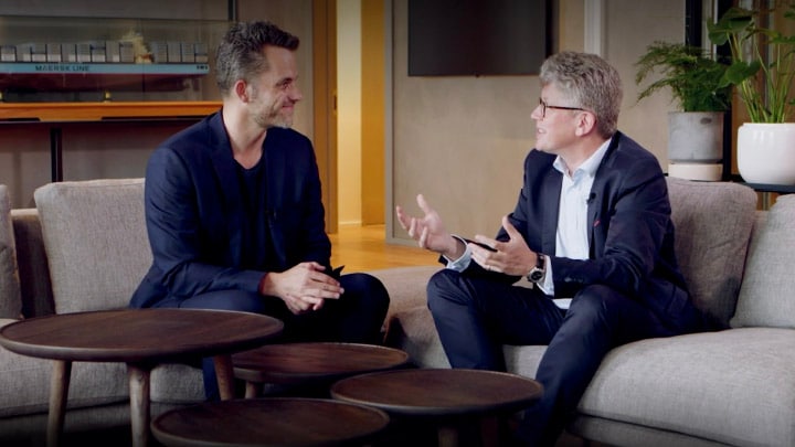 Kristoffer Meinert, Communications Manager  exclusive chat with Patrick Hore, Head of Chemicals at Maersk.